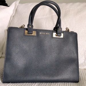Michael Kors- Quinn Large Saffiano Leather Satchel